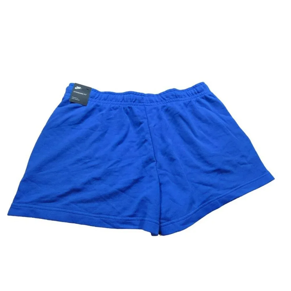 Nike Standard Fit Shorts Womens XL Blue New‎ Tags Pockets Stretch